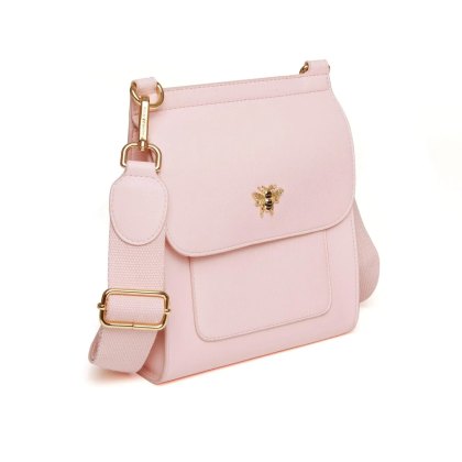 Alice Wheeler Pastel Pink Bloomsbury Cross Body Bag