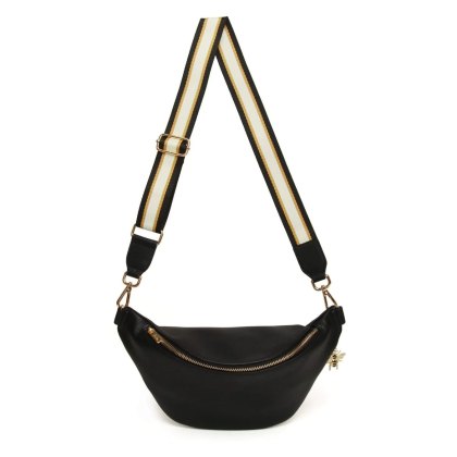 Alice Wheeler Black Banana Bag