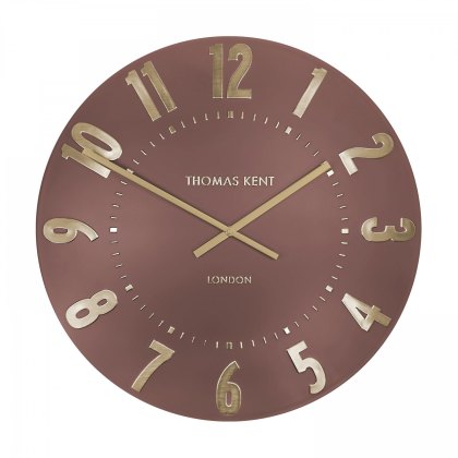 Thomas Kent Mulberry 20" Auburn Wall Clock
