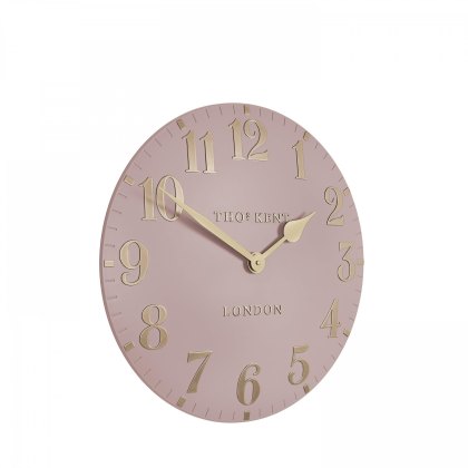 Thomas Kent Arabic 12" Blush Pink Wall Clock