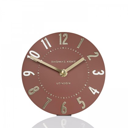 Thomas Kent Mulberry 6" Auburn Mantel Clock