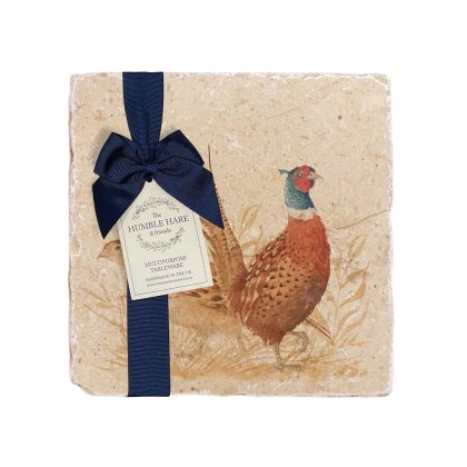 The Humble Hare Pheasant Parade Medium Platter