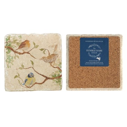 The Humble Hare Happy Hedgerow Coaster Pair