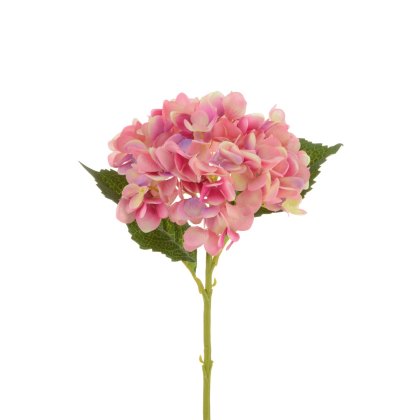 Floralsilk Pink Hydrangea Stem Floralsilk Pink Hydrangea Stem