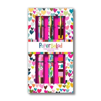 Paper Salad 3 Piece Pen Set Paper Salad 3 Piece Pen Set