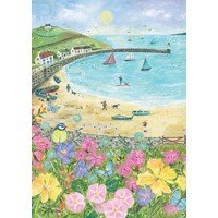 Otter House Harbour View Pack of 6 Mini Notecards