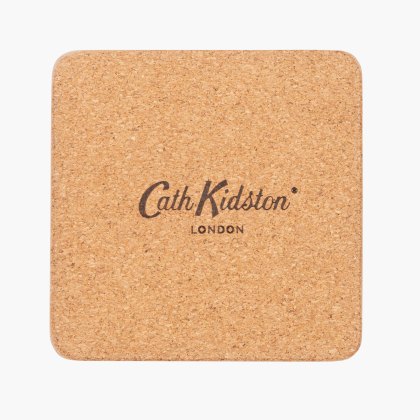 Cath Kidston Feels Like Home 4pk Cork Back Coaster Set