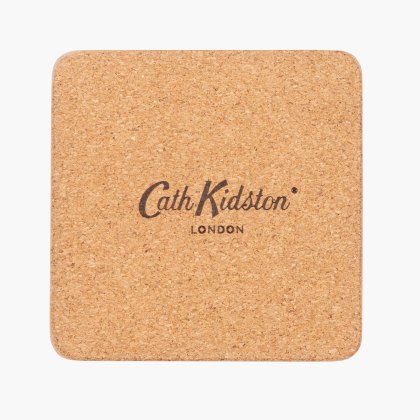 Cath Kidston Feels Like Home 4pk Cork Back Coaster Set