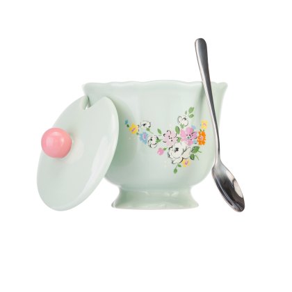 Cath Kidston Feels Like Home Sugar Bowl & Spoon Set