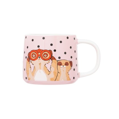 Cath Kidston Meerkats Pink Mini Billie Mug Cath Kidston Meerkats Pink Mini Billie Mug