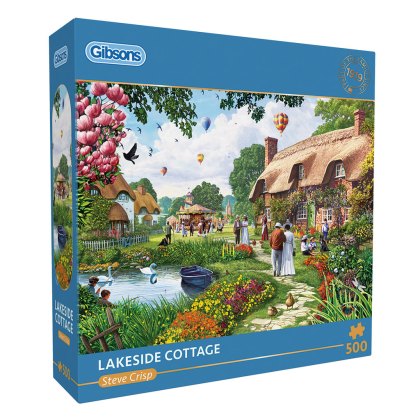Gibsons Lakeside Cottage 500 Piece Puzzle Gibsons Lakeside Cottage 500 Piece Puzzle