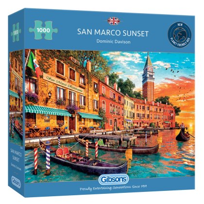Gibsons San Marco Sunset 1000 Piece Puzzle Gibsons San Marco Sunset 1000 Piece Puzzle