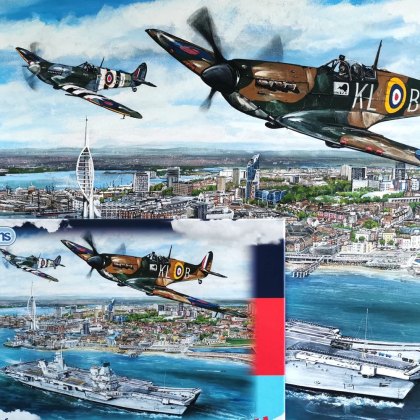 Gibsons Portsmouth Flypast 1000 Piece Puzzle