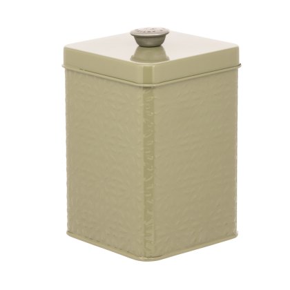 Artisan Street Embossed Canister moss