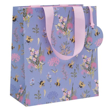 Glick Bee Meadow Blue Gift Bag