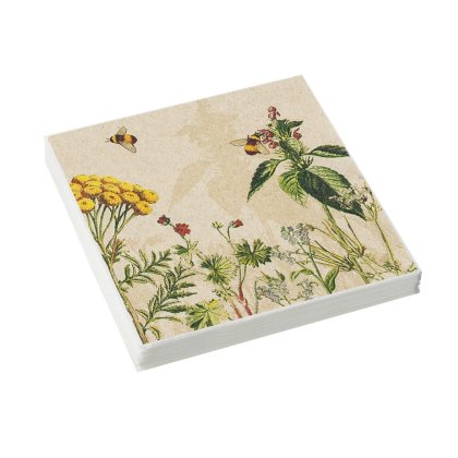 Stow Green Wild Flowers 3 Ply Recycled Paper Napkins Stow Green Wild Flowers 3 Ply Recycled Paper Napkins