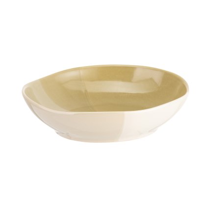 Artisan Street Cross Glaze Pasta Bowl moss