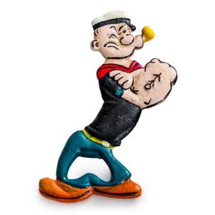 McGowan Rutherford Cast Iron Popeye Bottle Opener McGowan Rutherford Cast Iron Popeye Bottle Opener