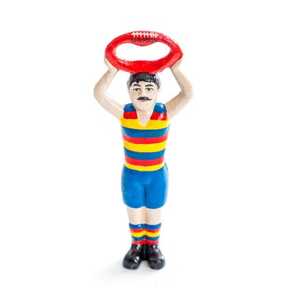 McGowan Rutherford Cast Iron Football Player Bottle Opener McGowan Rutherford Cast Iron Football Player Bottle Opener