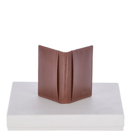 Fonz Leather Mens Tanned 8 Card holder Wallet Tan