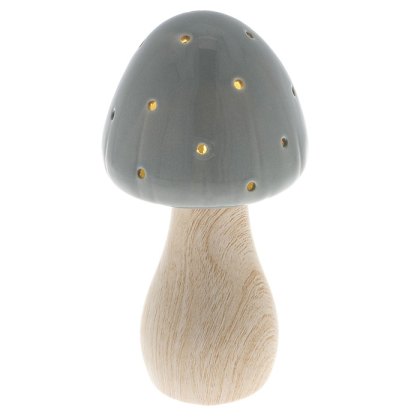 Shudehill Mushroom Glow Lamp Grey Shudehill Mushroom Glow Lamp Grey