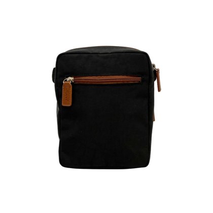 Spirit Black Tan Small Full Flap Crossbody Bag