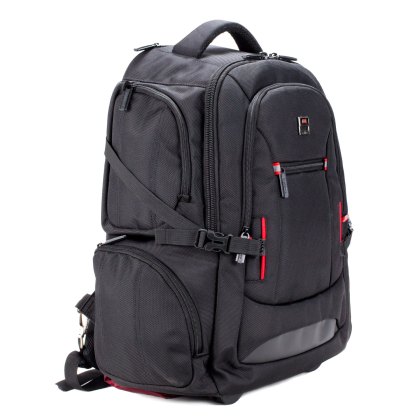 Highbury Kensington Black Wheeled Backpack