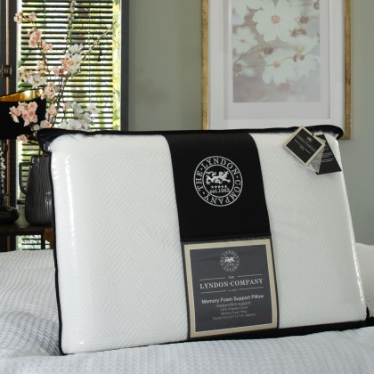 The Lyndon Company Synthetic Memory Foam Standard Support Pillow