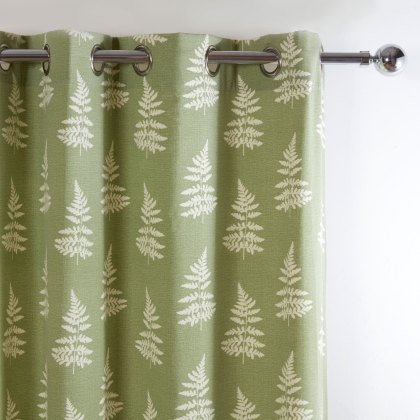 Sundour Esher Green Lined Curtains