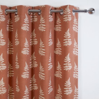 Sundour Esher Terracotta Lined Curtains