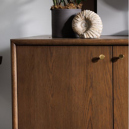 G Plan Marlow Walnut Display Cabinet