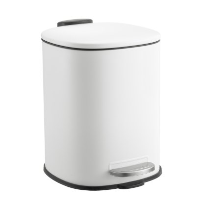 Showerdrape Capri White Bin Showerdrape Capri White Bin