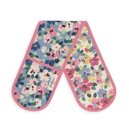 Cath Kidston Painted Pansies Double Oven Glove Cath Kidston Painted Pansies Double Oven Glove