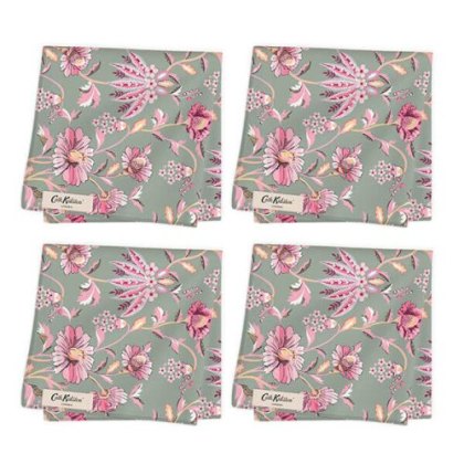 Cath Kidston Friendship Gardens 4 Pack of Napkins Cath Kidston Friendship Gardens 4 Pack of Napkins