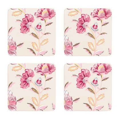 Cath Kidston Friendship Gardens 4 Pack of Square Coasters Cath Kidston Friendship Gardens 4 Pack of Square Coasters