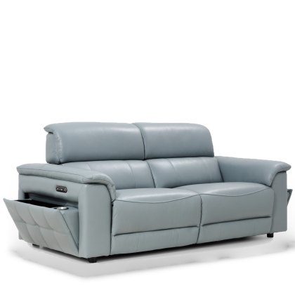 Drake 3 Seater Power Recliner Sofa with Head Tilt