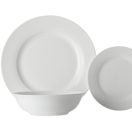 Maxwell & Williams White Basics Rim 12 Piece Dinner Set