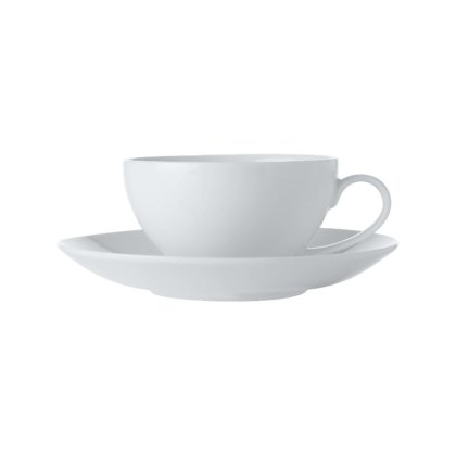 Maxwell & Williams White Basics 260ml Cup & Saucer Maxwell & Williams White Basics 260ml Cup & Saucer