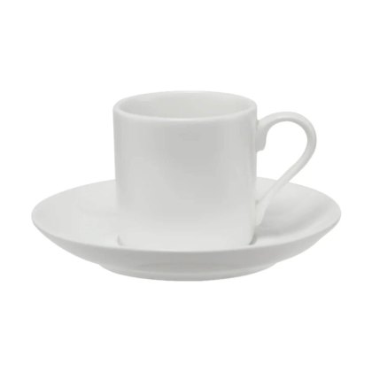 Maxwell & Williams White Basics 100ml Demi Cup & Saucer Maxwell & Williams White Basics 100ml Demi Cup & Saucer