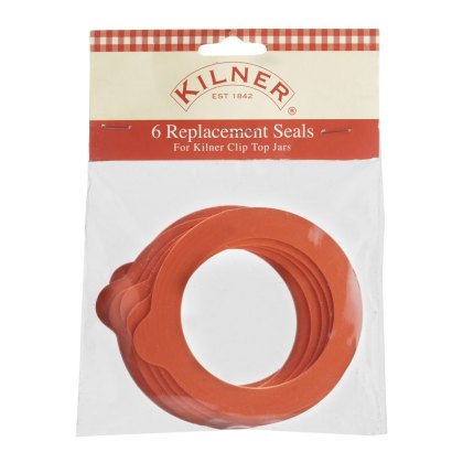 Kilner Cliptop 6 Standard Replacement Jar Seals Kilner Cliptop 6 Standard Replacement Jar Seals