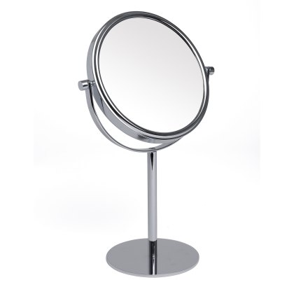 Chrome Tall Round 7x Magnifying Mirror Chrome Tall Round 7x Magnifying Mirror