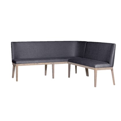 Falun Dark Grey Long Corner Bench Falun Dark Grey Long Corner Bench