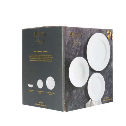Maxwell & Williams Cashmere Rim 12 Piece Bone China Dinnerware Set