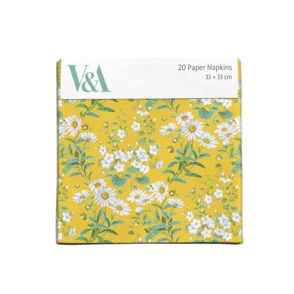 Yellow Daisies 20 Pack of Paper Napkins Yellow Daisies 20 Pack of Paper Napkins