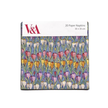 Rows of Crocuses 20 Pack of Paper Napkins Rows of Crocuses 20 Pack of Paper Napkins