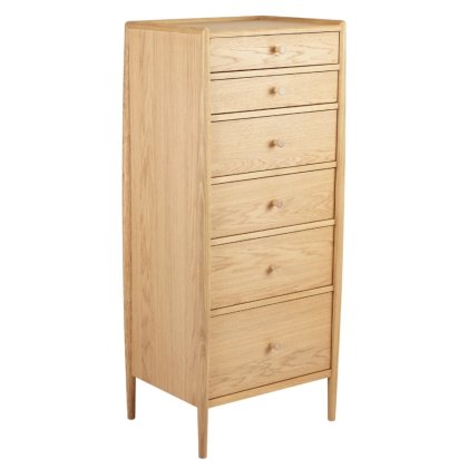 Ercol Winslow 6 Drawer Tall Chest