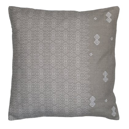 Bedeck of Belfast 50x50cm Kurra Cushion Silver Bedeck of Belfast 50x50cm Kurra Cushion Silver