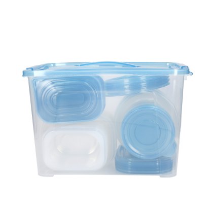 KitchenCraft 50-Piece Plastic Meal Prep Container Set KitchenCraft 50-Piece Plastic Meal Prep Container Set