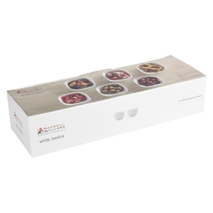 Maxwell & Williams White Basics Set of 6 Small Square Bowls