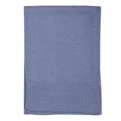 Zelly Blue Cable Scarf Zelly Blue Cable Scarf